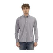 Baldinini Button-down kortärmad skjorta Melody Gray, Herr