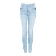 Liu Jo Slim Fit High Waist Jeans Blue, Dam