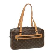 Louis Vuitton Vintage Pre-owned Canvas axelremsvskor Brown, Dam