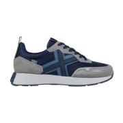 Munich Blå Sportig Textil Sneakers Blue, Herr