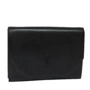 Yves Saint Laurent Vintage Pre-owned Laeder handvskor Black, Dam