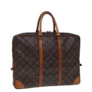 Louis Vuitton Vintage Pre-owned Canvas portfljer Brown, Dam