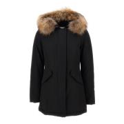 Woolrich Svarta Vinterrockar Black, Dam