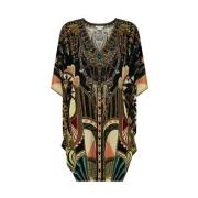 Camilla Nefertari Bat Sleeve Klänning Multicolor, Dam