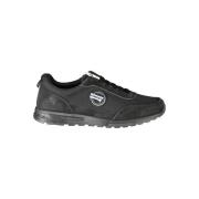 Carrera Svart Polyester Sneaker med Kontrastdetaljer Black, Herr