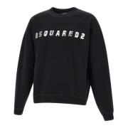 Dsquared2 Svarta Tröjor för Män Black, Herr