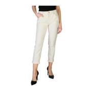 Pepe Jeans Knapp och Dragkedja Jeans Kollektion White, Dam