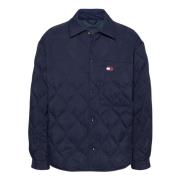 Tommy Hilfiger Blå Vattenavvisande Quiltad Jacka Blue, Herr