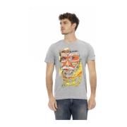 Trussardi Casual Kortärmad Rund Hals T-shirt Gray, Herr