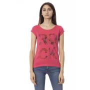 Trussardi Rosa Kortärmad Mode Tee Pink, Dam