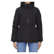 Canada Goose Svart Chelsea Parka för Kvinnor Black, Dam