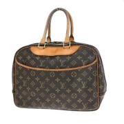 Louis Vuitton Vintage Pre-owned Canvas handvskor Brown, Dam