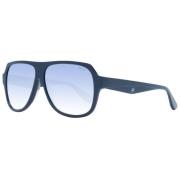 BMW Blå Aviator Solglasögon Spegel Gradient Blue, Unisex