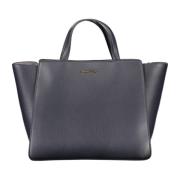 Tommy Hilfiger Blue Polyester Handbag Blue, Dam