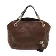 Louis Vuitton Vintage Pre-owned Laeder totevskor Brown, Dam