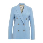 Ottod'Ame Elegant Double-Breasted Blazer Blue, Dam