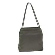 Prada Vintage Pre-owned Tyg totevskor Gray, Dam