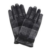 Barbour Newbrough Tartan Handskar Black, Herr