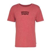 Levi's Herr Grafisk Crewneck T-shirt Red, Herr