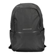 Tommy Hilfiger Black Polyester Backpack Black, Herr