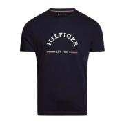 Tommy Hilfiger Herr RWB Arch Grafisk T-shirt Blue, Herr