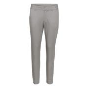 Kaffe Grå Chino Pant med Ankellängd Gray, Dam