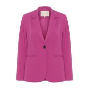 Kaffe Festival Fuchsia Blazer Jacka Pink, Dam