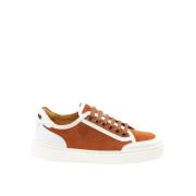 Testoni Mocka Corduroy Läder Sneaker Multicolor, Dam