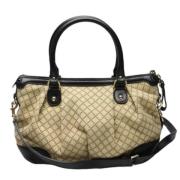 Gucci Vintage Pre-owned Canvas gucci-vskor Beige, Dam