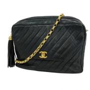 Chanel Vintage Pre-owned Laeder chanel-vskor Black, Dam