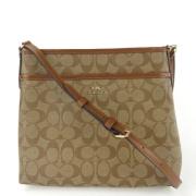 Coach Pre-owned Pre-owned Plast axelremsvskor Brown, Dam