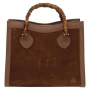 Gucci Vintage Pre-owned Laeder handvskor Brown, Dam