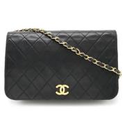 Chanel Vintage Pre-owned Laeder chanel-vskor Black, Dam