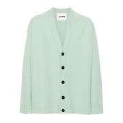 Jil Sander Ljusgrön Cardigan Sweater Green, Herr