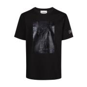 Iceberg Svarta T-shirts Stilfull Modell Black, Herr