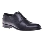 Baldinini Lace-ups in black leather Black, Herr