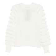 Twinset Neve Pullover Sweater Beige, Dam