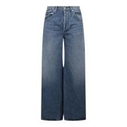 Citizens of Humanity Amari Ultra Wide Leg Jeans Blue, Dam