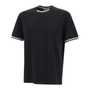 Herno Svarta T-shirts och Polos Black, Herr