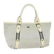 Burberry Vintage Pre-owned Canvas totevskor Beige, Dam