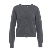 Kaos Ull Cardigan & T-shirt Set Gray, Dam