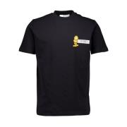 Iceberg Svart T-shirt Stilfull Modell Black, Herr