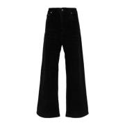 Rick Owens Svarta Denim Jeans Black, Herr