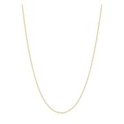 Nialaya Mens Gold Cuban Link Chain in 1.2mm Yellow, Herr