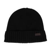 Barbour Klassisk Beanie Mössa för Män Black, Herr