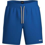 Boss Ekologisk Bomull Stretch Pyjama Shorts Blue, Herr