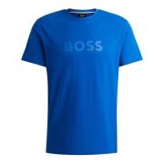 Boss Ekologisk Bomull Herr T-shirt Blue, Herr