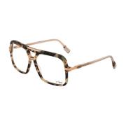 Cazal Stiliga Optiska Glasögon i Havana-Beige Brown, Unisex