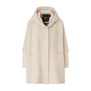 Pinko Stilfull Kappa för Kvinnor Beige, Dam