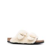 Birkenstock Äggskal Arizona Sandaler Beige, Dam